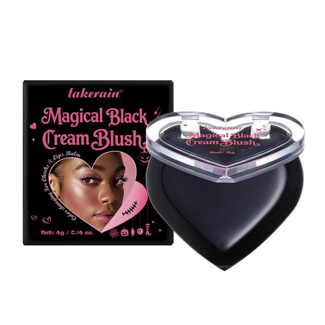 Magical Black Creamolor Changing For Cheeks Lips Shadow Blusher Natural