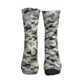 thumbnail image 2 of Mens Crew Socks Womens Army Digital Camouflage Workout Training Athletic Socks, 2 of 7