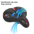 thumbnail image 3 of Asiento para bicicleta de gel antiprostatico ancho negro TL-3608Gel Teide, 3 of 8