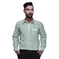 thumbnail image 1 of BESTMAN Slim FitShirtsFor Men Button DownLong Sleeve PrintedShirtsFor Boys, 1 of 5