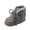 Gray, variant on Baby Boys Girls Booties Fleece Anti-Slip Soft Sole Boots Toddler Walker Warm Shoes