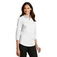 thumbnail image 4 of Port Authority ® Ladies 3/4-Sleeve SuperPro  Twill Shirt. L665, 4 of 6