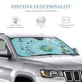 thumbnail image 4 of Bingfone Travelling on Airplane Car Windshield Sunshade,Sun Foldable Sun Shield Sun Visor for Car - Medium, 4 of 9
