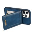 thumbnail image 5 of Dteck Leather Wallet Case for iPhone 13 Pro with RFID Blocking Card Slots Magnetic Button Kickstand Function Business Style Men Women Case For iPhone 13 Pro,Blue, 5 of 7