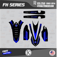 thumbnail image 2 of Kalair GFX Graphics Kit for Yamaha YZ 125 CYCRA POWERFLOW RESTYLED (2002-2014) Fh Series, 2 of 5