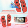 thumbnail image 5 of Switch Controller for Nintendo Switch, Switch Remote Control supports Dual Vibration/Motion Control/Screenshot/Wake-up, Red, 5 of 7
