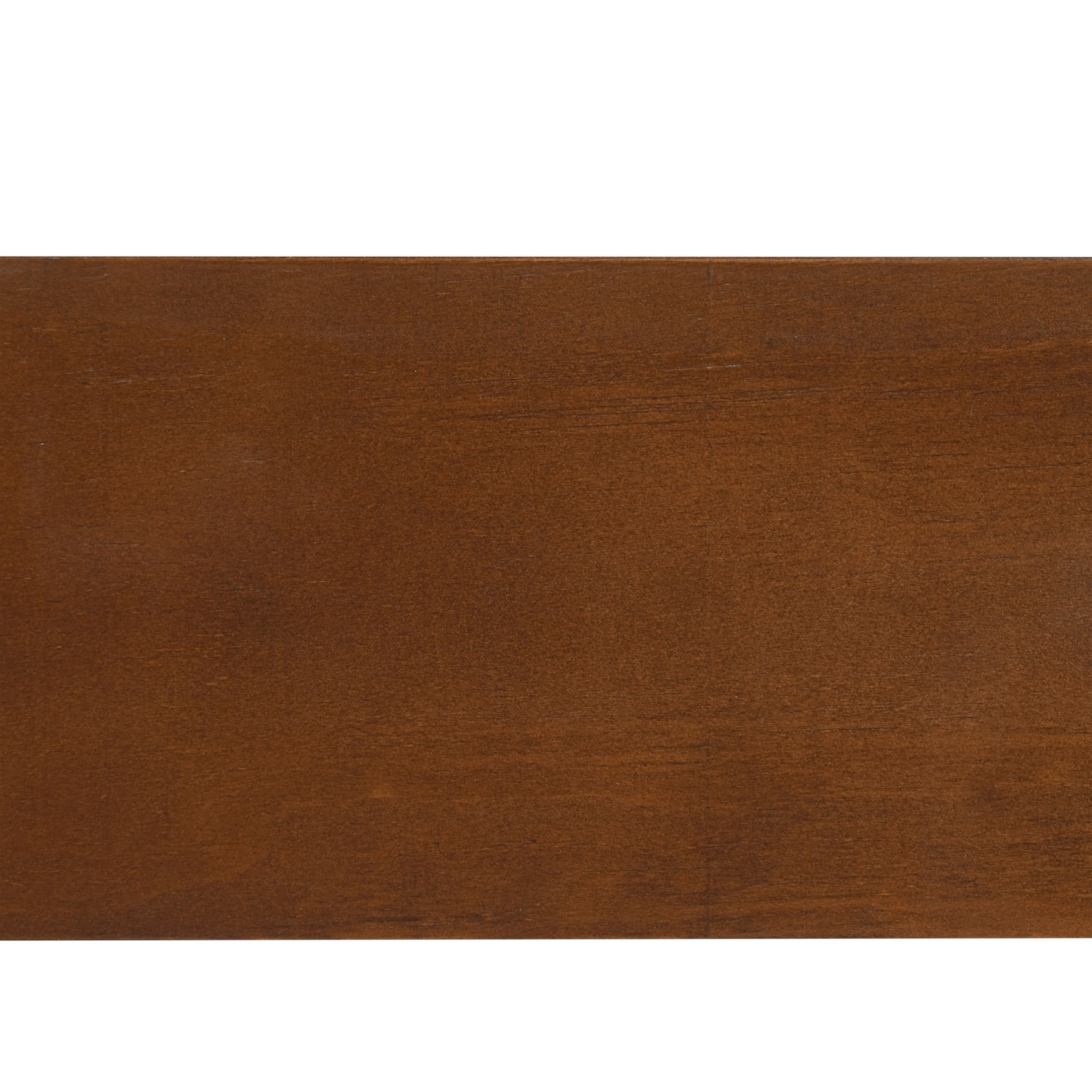 Christopher Knight Home King Platform Bed Frame with Channel Upholstered Headboard, Walnut+Beige