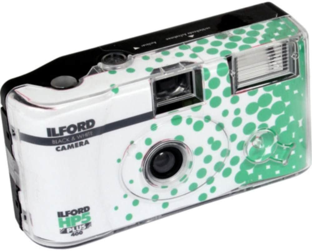 Ilford HP5 Plus Disposable Camera with Flash, Green (HP5