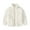 White, variant on GYRATEDREAM Toddler Girls Boys Simple Stand Collar Plush Coat Baby Kids Solid Full Zip Warm Jacket Children Thicken Faux Furry Fleece Casual Tops for 2-11 Years