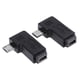 thumbnail image 5 of 2pcs 90 Grados Mini USB Hembra a Micro USB Macho Adaptador Conector Likrtyny Componentes de Computadoras, 5 of 6