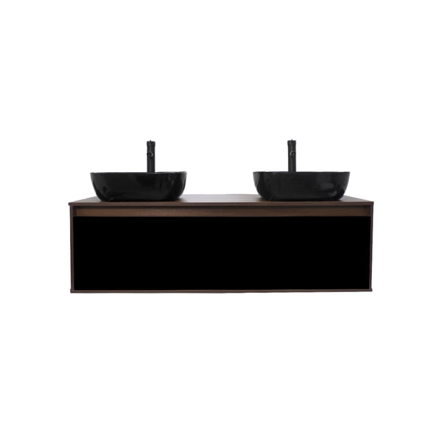 Gabinete Para Baño Con Doble Lavabo ANTON Minimalista