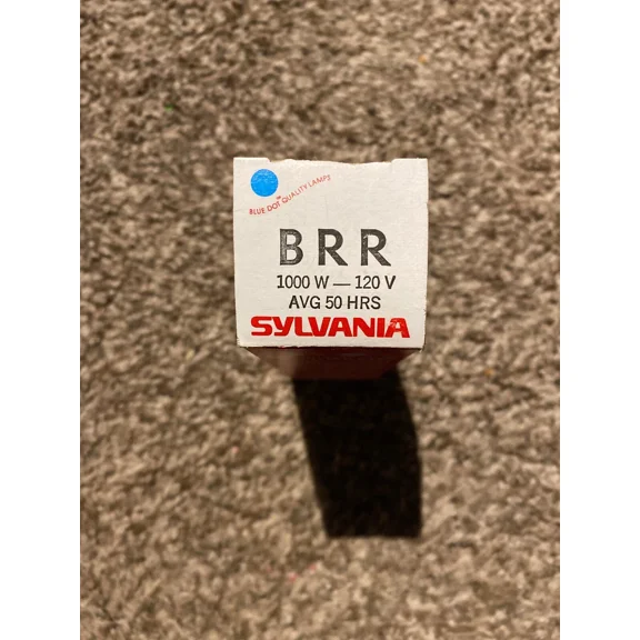 New Old Stock 120 Volt 1000 Watt 50 Hr Projector Lamp Bulb Sylvania Free Shippin