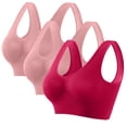 thumbnail image 1 of Xihbxyly Sujetador Deportivo Sin Costuras, Sujetador de Yoga Sin Aros con Almohadillas Extraíbles, Diseño Ligero y Súper Transpirable, Ropa Informal de Verano, Comodidad y Estilo Diario, Perfecto par, 1 of 4