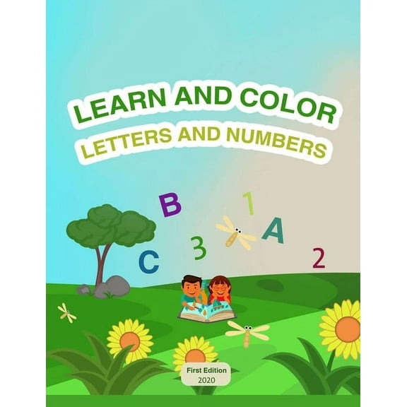 Learn and color letters and numbers (Paperback)