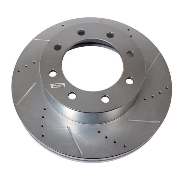 PowerStop  Evolution Drilled & Slotted Rotors in Silver 14.28in.