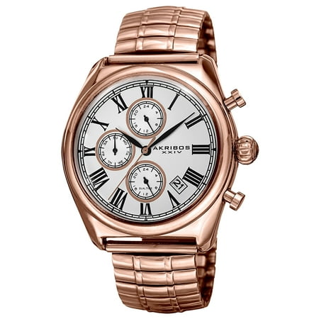 Men S Quartz Multifunction Dual Time Stainless Steel Expanding Rose Tone Bracelet Watch Gold Men S Quartz Multifunction Dual Time Stainless Steel Expanding Rose Tone Bracelet Watch Gold
