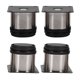 thumbnail image 5 of 4 Uds Patas ajustables de acero inoxidable Ticfox soporte redondo 60X60mm, 5 of 14