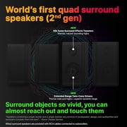 Nakamichi Shockwafe Ultra 9.2.4 Channel Soundbar System with Dolby Atmos/DTS:X, Dual 10 Subwoofers, 4 Rear Surround Speakers, 1300 Watts Max Output Power