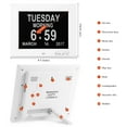 thumbnail image 4 of Inlife DDC - 8009 8 inch Digital Calendar Clock with 8 Alarm Options, 4 of 6