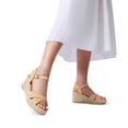 thumbnail image 4 of Sandalias de Cuña DREAM PAIRS Espadrille con Hebilla Ajustable Talla 8.5, 4 of 7