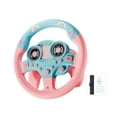 thumbnail image 3 of Volante de simulación, juguete de volante, divertidos juguetes vocales, controlador de conducción simulado interactivo para juegos al aire libre para Rosa, 3 of 8