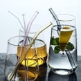 thumbnail image 6 of Bybiment Bent Drinking Straws, Set of 12 Bent Straws with 2 Cleaning , Shatter-Resistant, Straws (12 Pack), 6 of 7