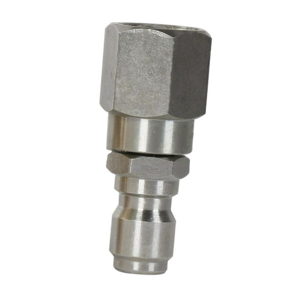 Conector adaptador para hidrolavadora de 3/8 de pulgada, conexión rápida, resistente para lavado de autos. masculino