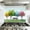 Color 2, variant on Kitchen Backsplash Peel and Stick Wall Murals Four Seasons Tree Spring Summer Autumn Winter Tree Removable Mural 35.4"W x 23.6"H, Oil Proof Vinyl Wallpaper for Fireplace & Behind Stove