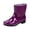 E7-Purple, variant on Adult Rain Boots Waterproof Ankle Rubber Rain Boots for Women Lightweight Non-Slip Wide Opening Comfortable Durable Ladies Garden Yard Work Outdoor Walking Wet Grass Muddy Pathways,Brown 40(US-7.5)