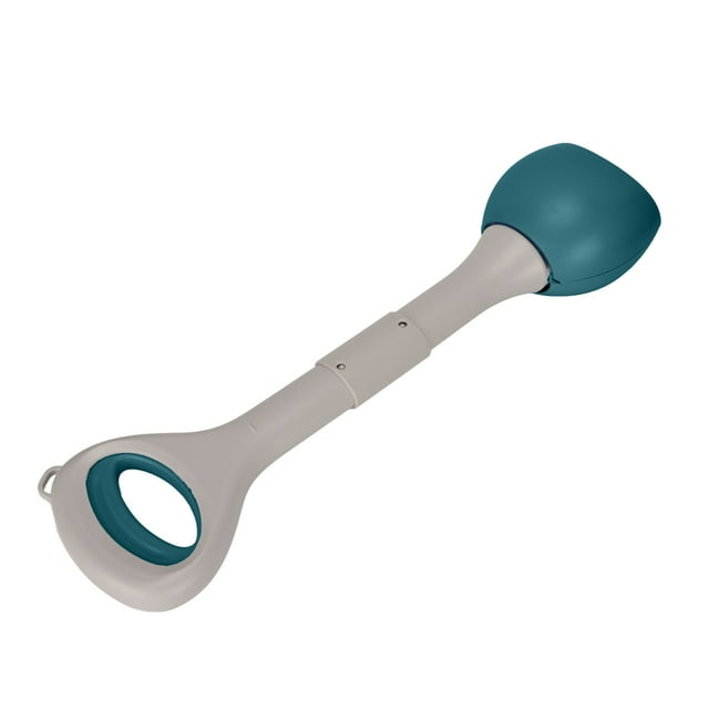 Dog Feces Picker, Dog Poop Picker Zigzag Notches With Hanging Buckle For Pets L Green