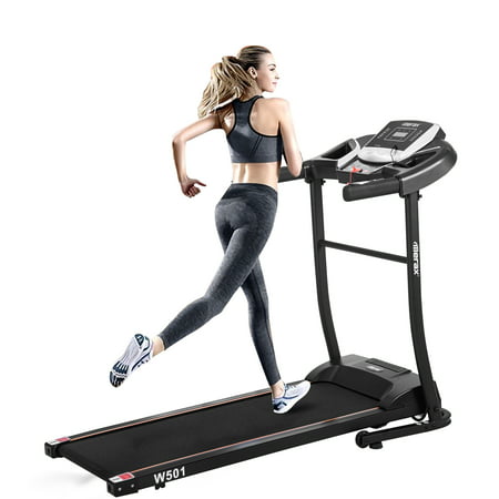 Workout Equipment, Folding Electric Treadmill for Home, Easy Assembly Fitness Exercise Equipment, Large Running Surface, Smart Digital Motorized Running Machine for Running & Walking, (Best Way To Workout On Treadmill)