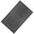 thumbnail image 5 of Bath Mat Floor Towel Set - Absorbent Cotton Hotel Spa Shower/Bathtub Mats [Not a Bathroom Rug] (Grey, Pack of 1), 5 of 5