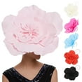 thumbnail image 2 of Large Flower Decor Hair Band Headband Fascinator Hat Headdress Bridal Makeup Prom Photography Headgear Hair Accessories, 2 of 7