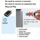 thumbnail image 1 of Mouse Jiggler Tipo C, Indetectable, con USB C, para Simular el Movimiento del Mouse y Mantener la Computadora , Color Plateado, 1 of 5