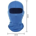 thumbnail image 3 of Baberdicy Ice Silk Face Mask - Windproof UV Balaclava, Multi-Sport Neck Gaiter (Cycling/Ski), Grey One Size, 3 of 6