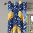 thumbnail image 3 of Ambesonne Grommet Curtain, , 50"x84", Dark Lavender Mustard, 3 of 5
