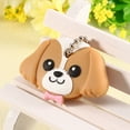 thumbnail image 3 of Chien Super Funky avec Nœud Papillon Rose, Identificateur de Clé, Couvre-Clés, 3 of 7