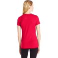 thumbnail image 3 of Hanes T-Shirt Col en V pour Femmes X-Temp, 2TG, Rouge Profond, 3 of 4