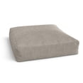 thumbnail image 2 of Jaxx Brio Large Décor Floor Pillow / Meditation Yoga Cushion, Plush Microvelvet, Dove Grey, 2 of 4
