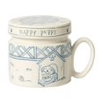 thumbnail image 1 of Coffee Mug With Lid, 1 Pcs Ceramic Glazed Color Cute Little Dog Pattern Mug, Capacity 12.85 oz for Offices or Coffee Shops, 1 of 8