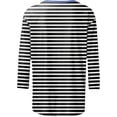 thumbnail image 4 of 3/4 length sleeve womens tops Summer Trendy Dressy Casual T-Shirt Round Neck Cute Tunic Tops Basic Tees Blouses Fall Fashion Clothes, 4 of 4