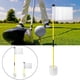 thumbnail image 3 of Banderas de golf premium con forma de copa y agujero plegables para práctica de golf blanco, 3 of 9
