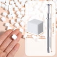 thumbnail image 3 of Esponjas de uñas APLZGMG, 200 unidades, para decoración de uñas, con 2 bolígrafos, color blanco, 3 of 7
