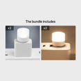 thumbnail image 1 of USB Night-light Dormitory Charging Treasure Computer Mobile Power Charging Head Led Lamp, 1 of 5