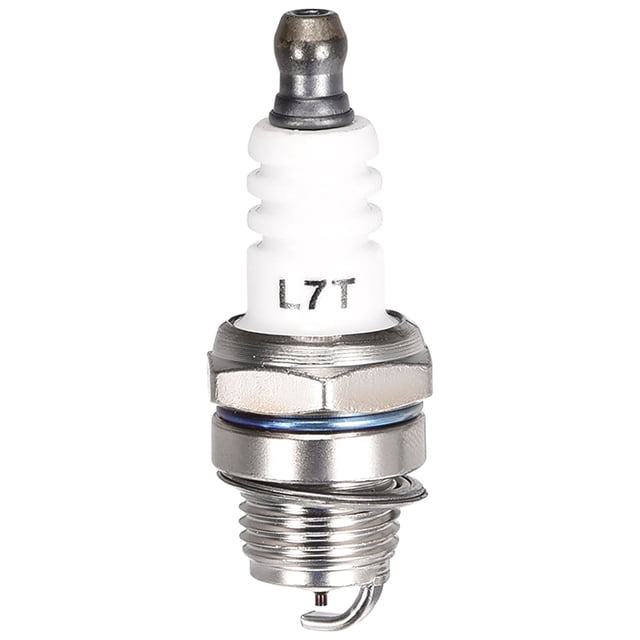Bujía Uxcell L7T para mini cortadora de césped de 2 tiempos de 33cc, 43cc y 49cc tono plateado 1pc