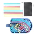 thumbnail image 3 of Tablero de actividades sensoriales de silicona, tablero de actividades para niños y niñas, juguetes para viajar en coche, avión y avión, regalos para Azul, 3 of 8