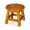 Natural, variant on Whimsical Floral Carved Stool / Can Serve as Child's Step Stool