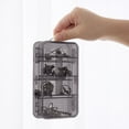 thumbnail image 6 of Double Sided Jewelry Organizer Box with Dividers, 10 Grids Clear Plastic Storage Case for Earrings, Rings, Necklaces, Beads, Fishing Tackle, Screws, Hair Clips and Small Crafts (Front 4+Back 6 Grids), 6 of 6
