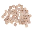 thumbnail image 1 of Dados Del Juego De En Blanco De Madera De 50pcs Para Los Proyectos De La Decoración Y Del Arte Diy Sunnimix Juegos de dados de madera Dados, 1 of 8