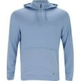 thumbnail image 4 of Greg Norman Lab 1/4 Zip Hoodie Blue Haze Heather Outerwear Men L, 4 of 4
